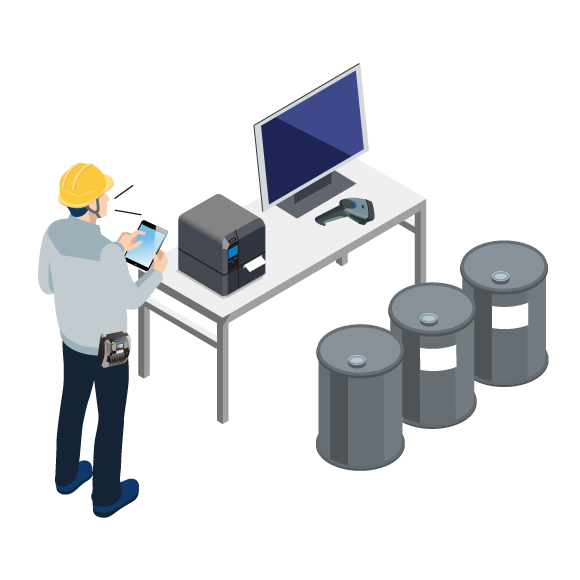 Label & paperless form management