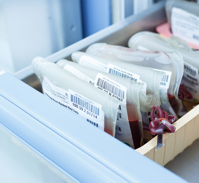 Improving the efficiency of blood bag receiving and inventory management