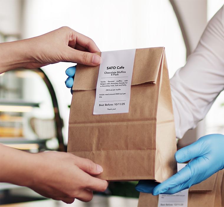 Streamlines the process of issuing take-out labels
