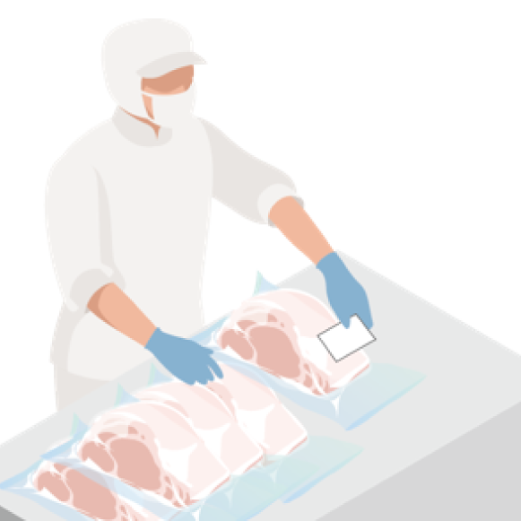 Manage with water-resistant and adhesive labels