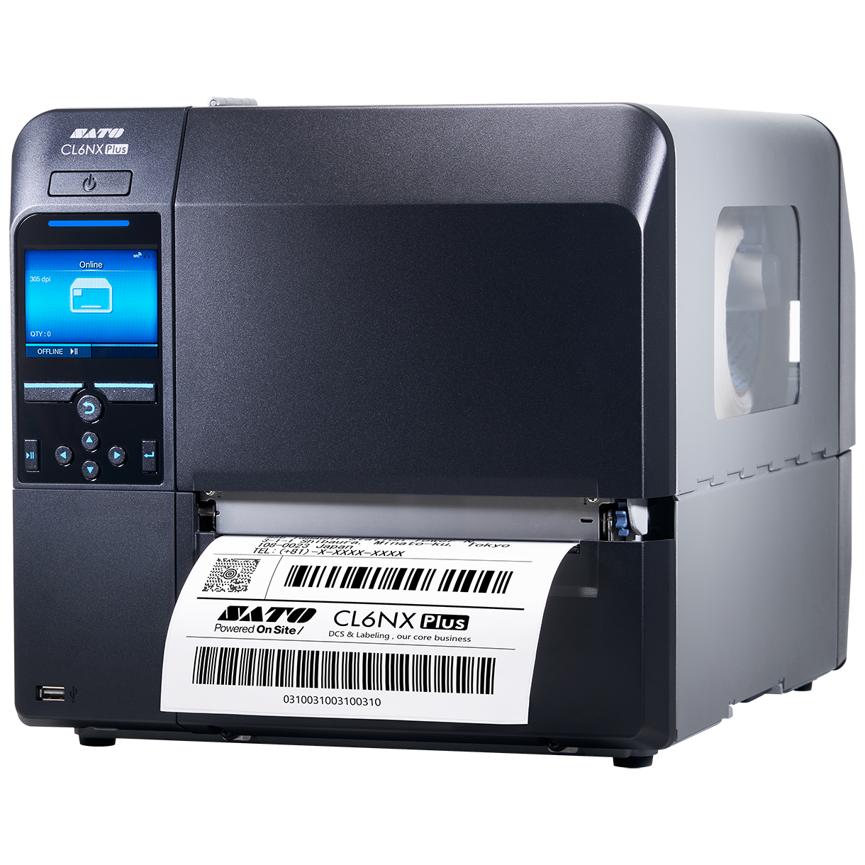 SATO CL6NX PLUS Industrial Label Printer With WLAN & Installed Options – Ready For High-Volume Printing