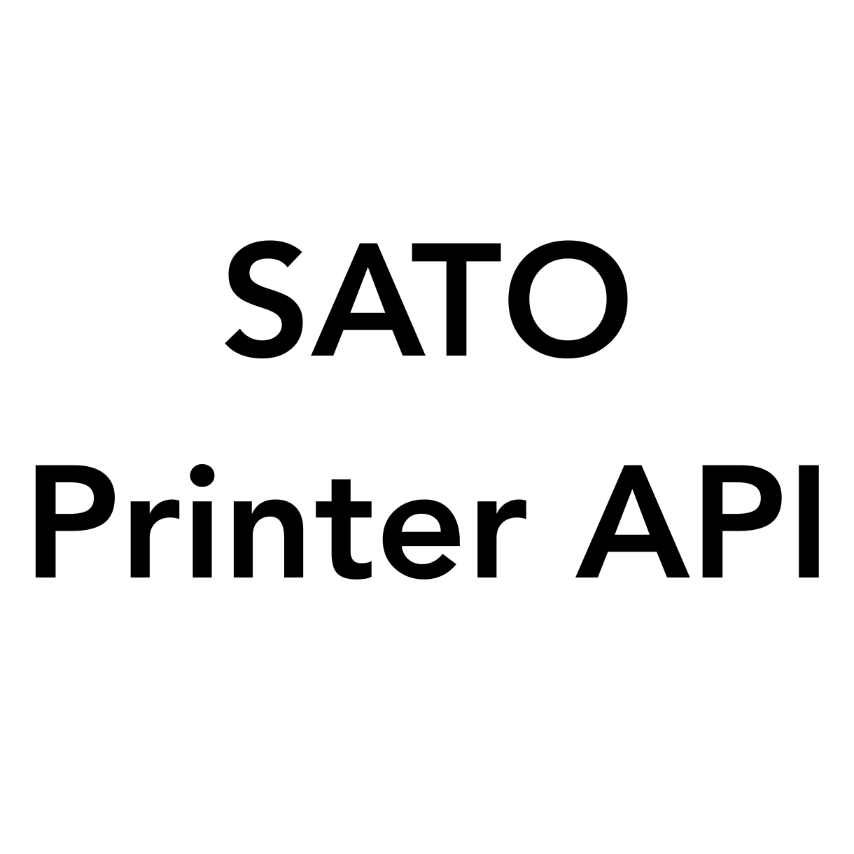 SATO Printer API | Products | SATO